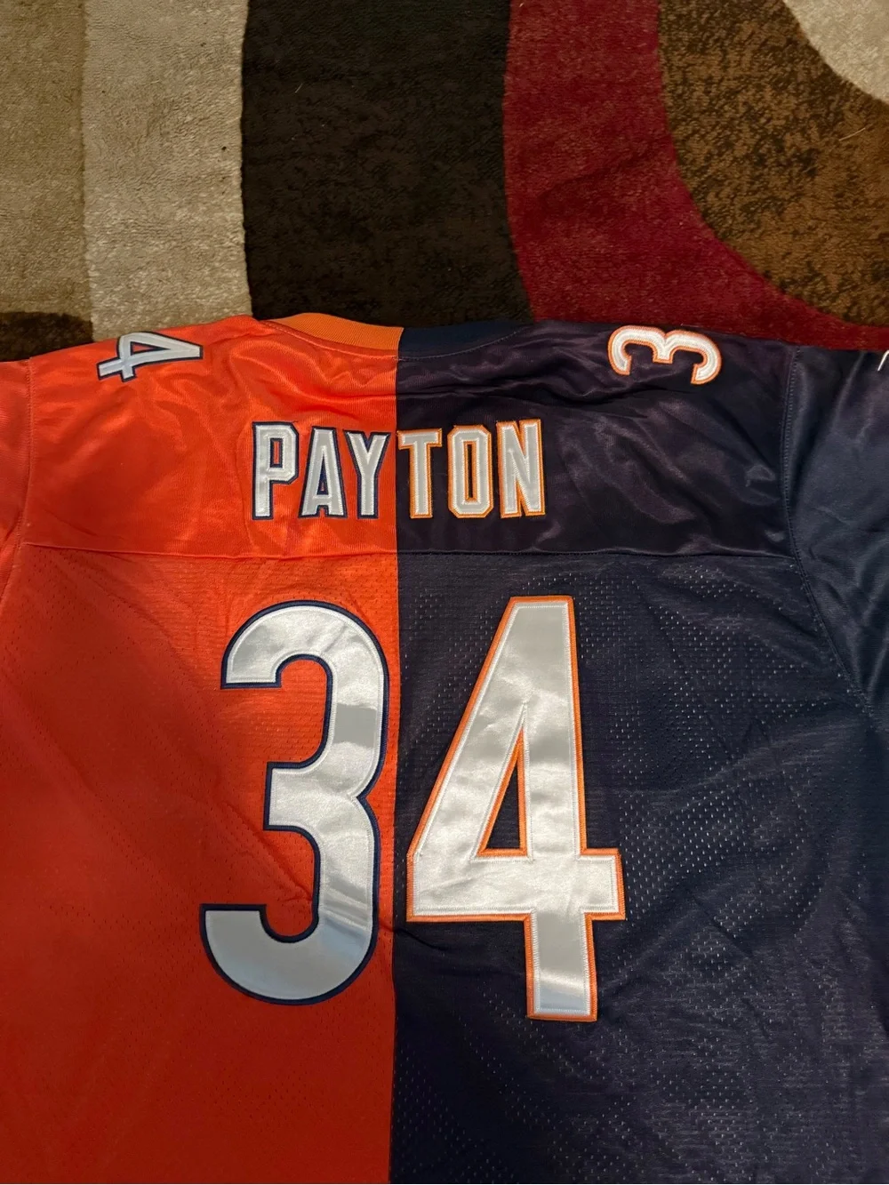 NFL Chicago Bears dual design, Walter Payton football jersey NWT wow size 56